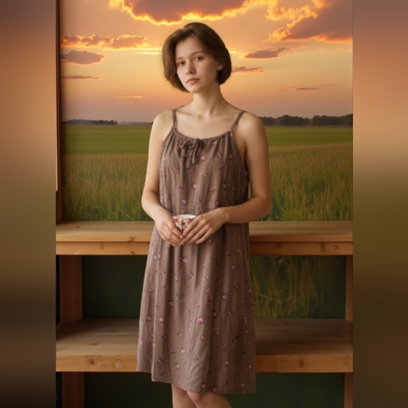 Xhilaration Other - Xhilaration KIDS Pink and Green Floral Dress